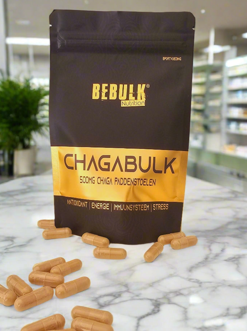 ChagaBulk - Chaga 500mg - Vegan - BeBulk Nutrition