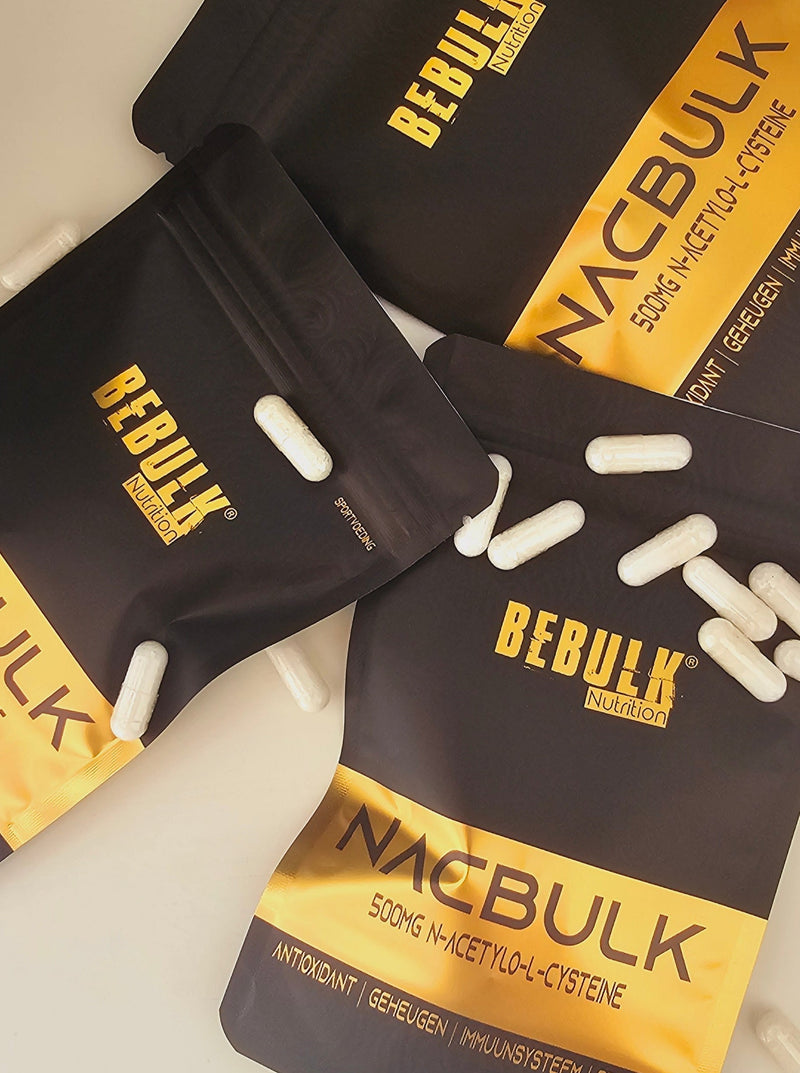 NacBulk - NAC 500 mg - Vegan - BeBulk Nutrition