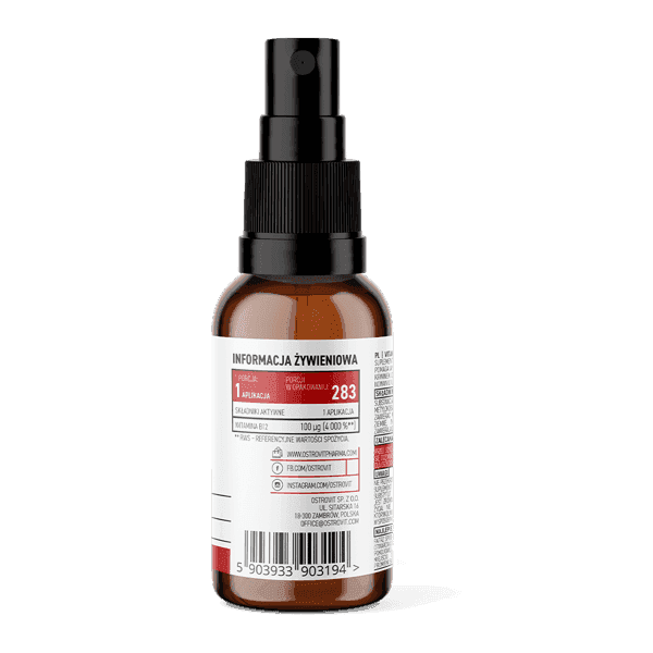 36 x OstroVit pharma vitamine B12 Spray 30ml