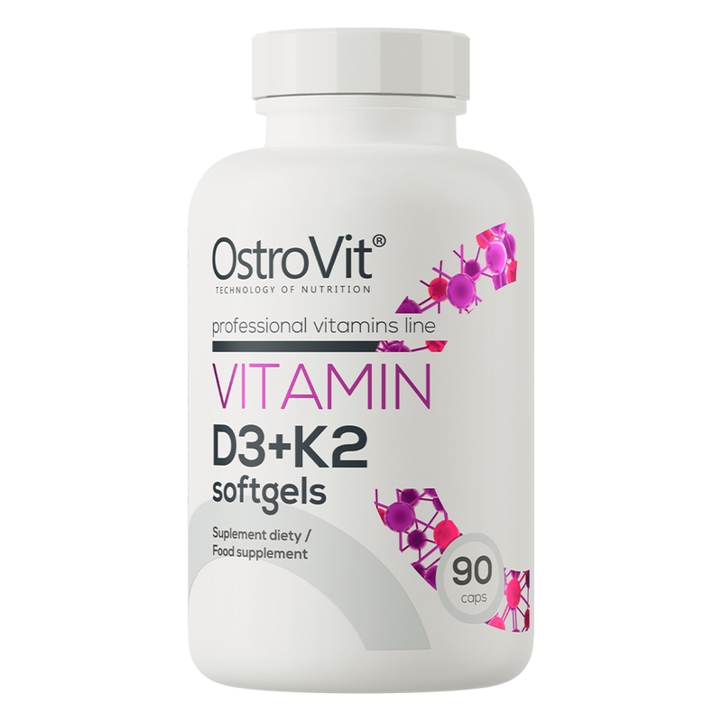 OstroVit Vitamine D3 + K2 90 softgels