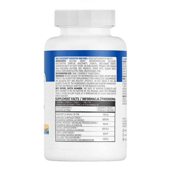 OstroVit Digezyme Spijsverteringsenzymen 90 tabletten