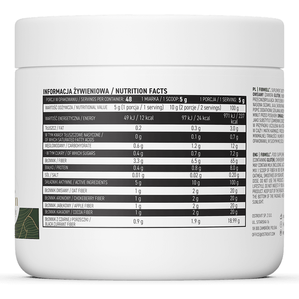 OstroVit Fibwell VEGE 240 g natuurlijk