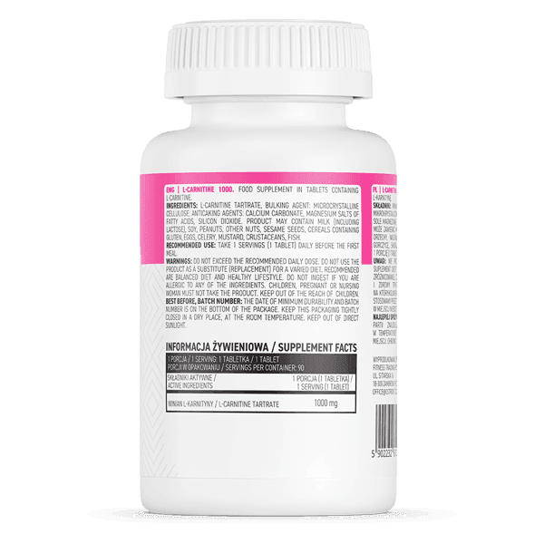 9 x OstroVit L-Carnitine 100090 Tabletten