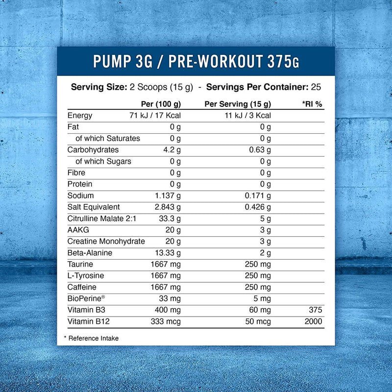 Applied Pump-3G 375g Applied Nutrition