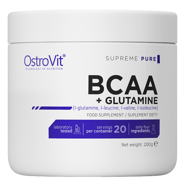 BCAA + Glutamine Poeder - 200g - Ostrovit