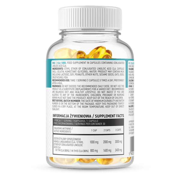 CLA 1000mg - 180 Softgels - OstroVit