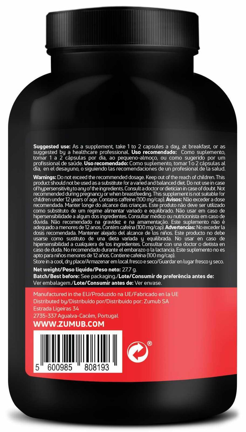 Fat Burner - 60 Capsules - Zumub