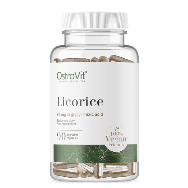 Licorice 400mg - Vegan - 90 Capsules - OstroVit