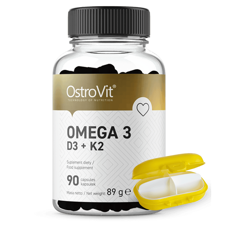 Omega 3 D3+K2 90 Softgels OstroVit