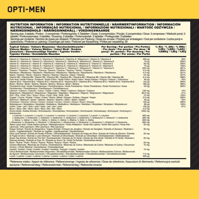 OPTI – MEN Optimum Nutrition