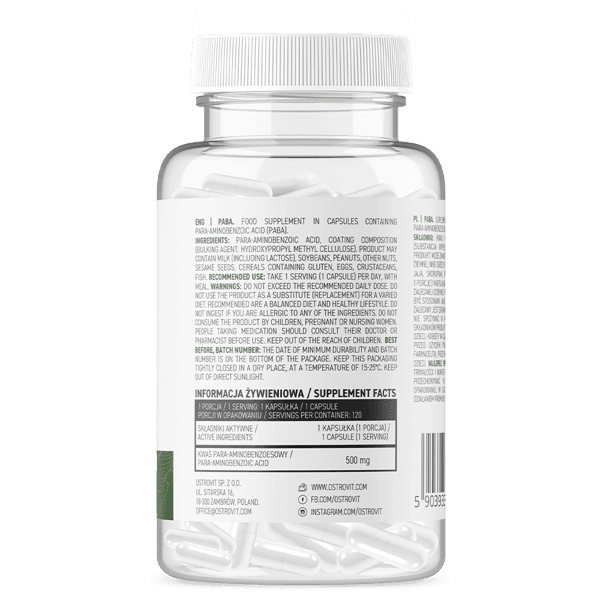 OstroVit PABA VEGE 120 capsules