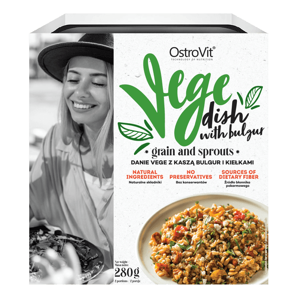 OstroVit VEGE Schotel met Bulgur Graan en Spruiten 280 g