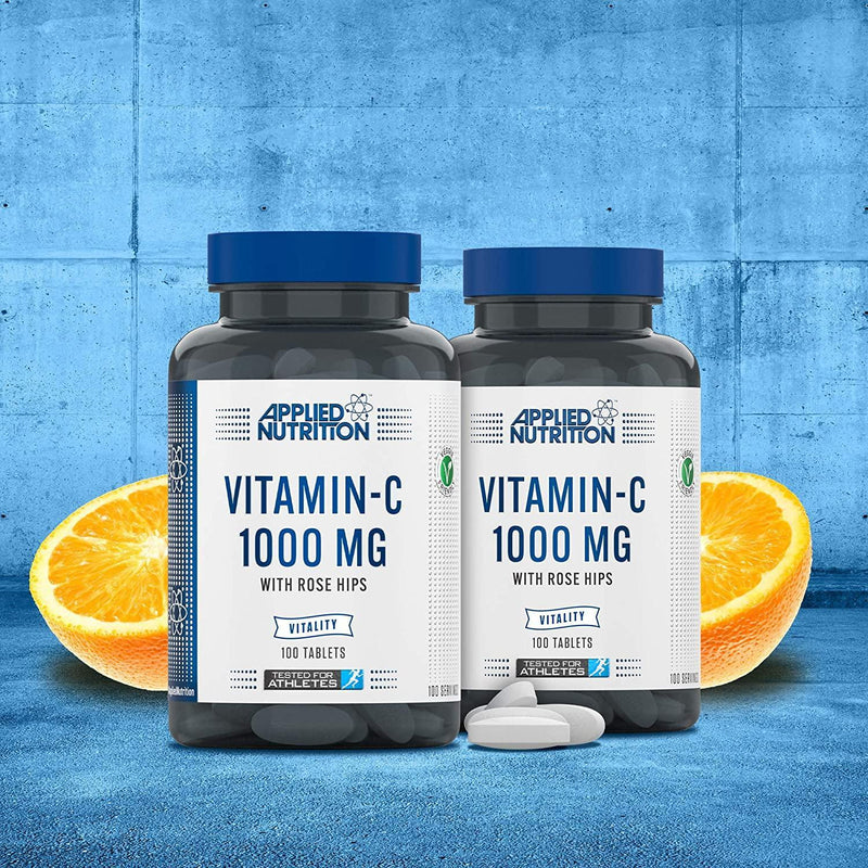 Vitamin C + Rosehips 100 Tablets Vegan - Applied Nutrition