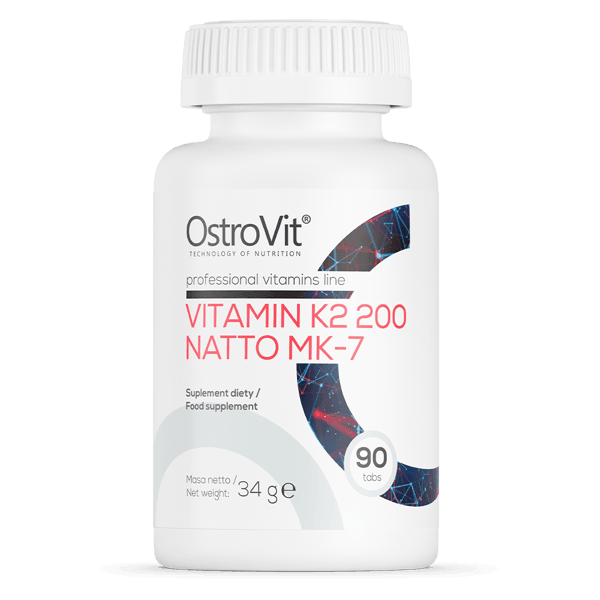 Vitamin K2 200 Natto MK7 - 90 Tablets - OstroVit